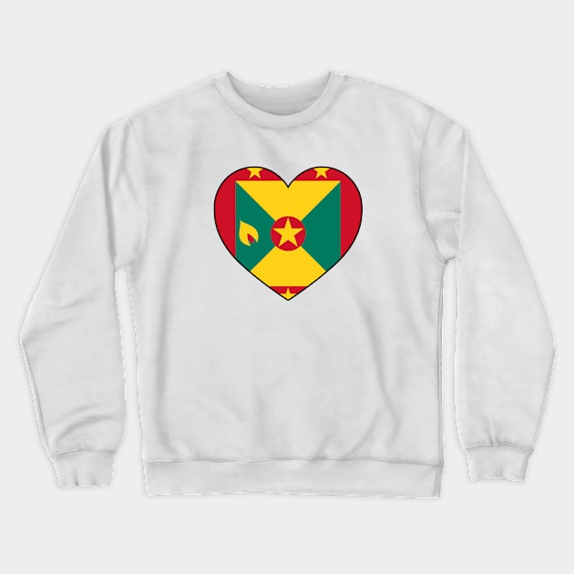 Heart - Grenada Crewneck Sweatshirt by Tridaak